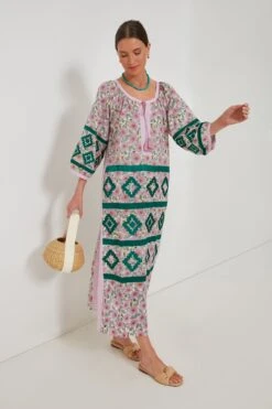 Pink And Green Manjur Kaftan -Loeffler Cloth Shop snvKOgged7zxZDfo0hhRbVT6EaX6RqFP 1