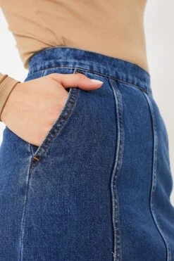 Dark Wash Denim Midi Skirt -Loeffler Cloth Shop tB5iiaCAV8SWWROQN1VO5UQxOTvdVw6L 1