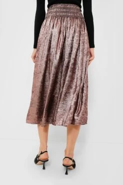 Rose Gold The Viola Skirt -Loeffler Cloth Shop tJrdFJ4z9PgDUIdmkzqO2F0UNlahcBc3 1