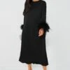 Black Suzi Maxi Dress With Detachable Feathers 1 Black Suzi Maxi Dress With Detachable Feathers -Loeffler Cloth Shop tdZA7iRrLnkThjcoGic8yUlEmoBJ23Ob 1