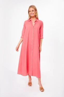 Coral Glow Boden Dress