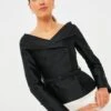 SELF PORTRAIT Black Taffeta Jacket -Loeffler Cloth Shop tvh3ufbbPOU6AaP1KSQteaOvM036MFw7 1