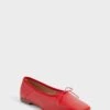 Mansur Gavriel Poppy Square Toe Ballerina