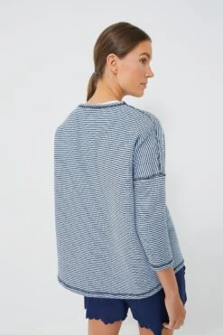 Reversible Heathered Blue Ally Swing Sweatshirt 12 Reversible Heathered Blue Ally Swing Sweatshirt -Loeffler Cloth Shop u1OtuBURDhYBLTsn9u8xik6dCtBJQxxu 1