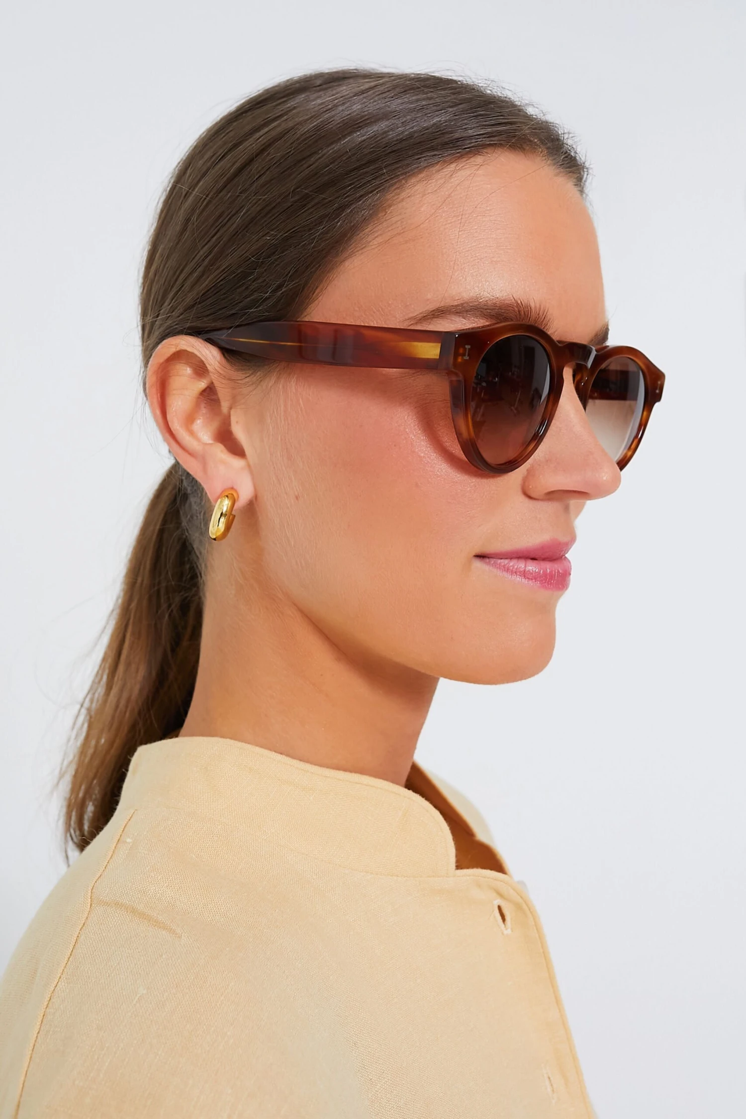 Saffron Havana Leonard Sunglasses 4 Saffron Havana Leonard Sunglasses - Image 2