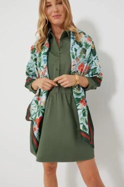 Blue Blooming Botanical Scarf -Loeffler Cloth Shop uGxl7Of2XTln9JQmAhHMTw0w9HG4efhP 1