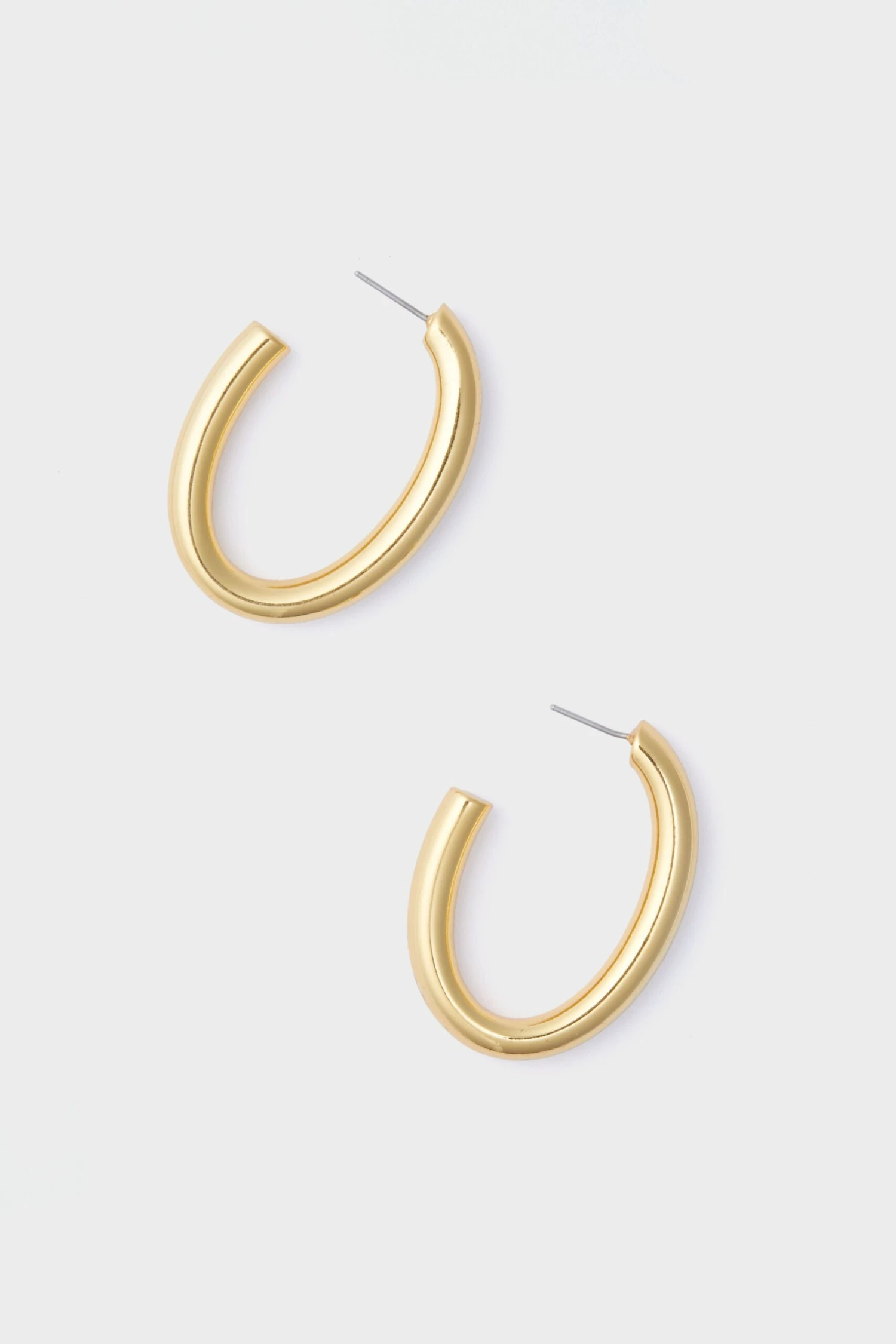 Classic Gold Oval Hoops 3 Classic Gold Oval Hoops