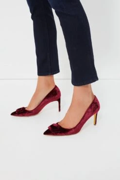 Bordeaux Velvet New Nada Heels -Loeffler Cloth Shop ub2TiERqWKjIdQwZugFRvcQ0v1GKn7f5 1