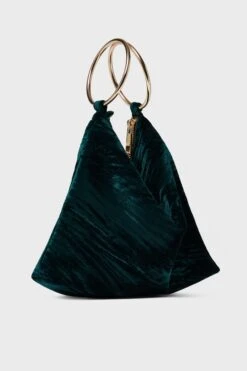 Emerald Jordi Velvet Convertible Bag -Loeffler Cloth Shop utaU6bC6eSvyYON7Ma6vwOO5fUAqS5ke 1