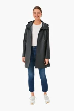 Stutterheim Black Mosebacke Raincoat -Loeffler Cloth Shop v37WIi0cBT8ZXHkU4Q7uefNwB2LuKguJ 1