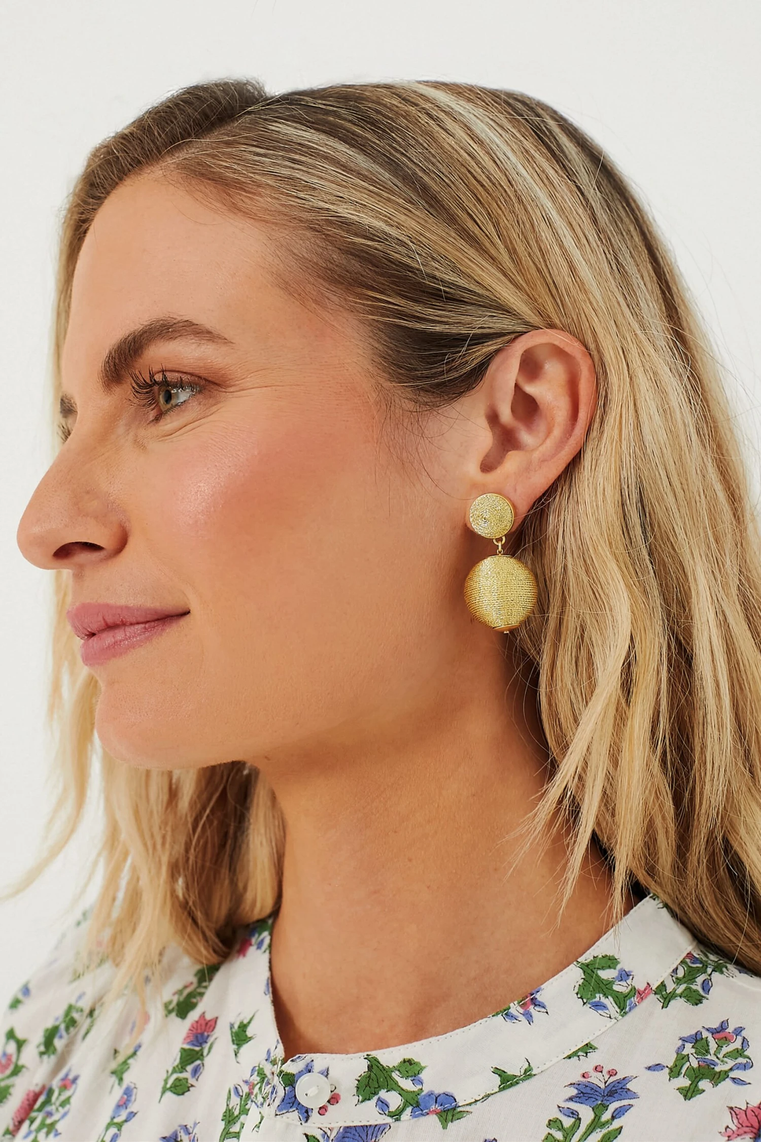 Gold Petite Lantern Earrings 4 Gold Petite Lantern Earrings - Image 2