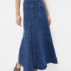 Dark Wash Denim Midi Skirt -Loeffler Cloth Shop v8Hjfg8QHi6CmxxuVYcCGLfXi0YgkbcE 1