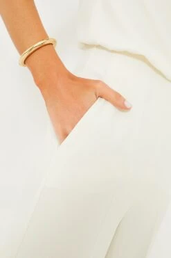 Marella Wool White Lilia Jumpsuit -Loeffler Cloth Shop v8dGZqvNNWHnzoIxQfvclAPeK4D33qxw 1