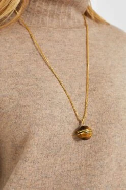 Tiger's Eye Regan Necklace -Loeffler Cloth Shop vBS0SZdDWknwTQ6bnS9avubMQmqUXkpk 1