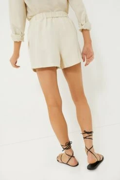 Sandshell Air Linen Elastic Drawstring Shorts -Loeffler Cloth Shop vY1kHtvSqItetYAP6yyqWNcc52y5D0zi 1