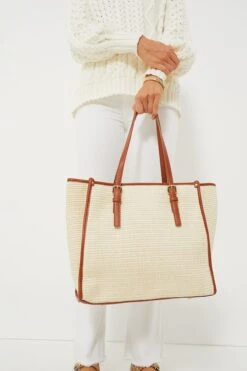 Natural Tan Brixley Tote -Loeffler Cloth Shop vZ7kfVuZqbfPzTKN9isOFKPGMawff8dV 1