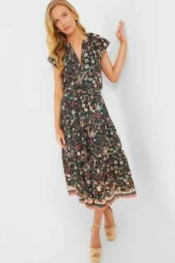 ULLA JOHNSON Obsidian Botanica Cambrie Skirt -Loeffler Cloth Shop vfHAz80QATglltOG94X2bHPArShdxRrq 1