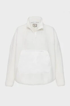 White Fleece Cady Quarter Zip -Loeffler Cloth Shop vfLKb8es4HGBQRC6B3Wjje3dczUsntyf 1