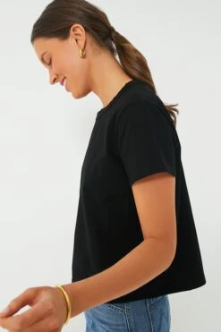 Black Parker Classic Fit Tee -Loeffler Cloth Shop vfZShyY62l3zv4gZY8b7SdemRL3CsLGw 1