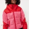 Azalea Pink And Red Zao Short Down Jacket -Loeffler Cloth Shop vpptnyPAzHA3wzSJwi1JrvHNvlE9UarS 1