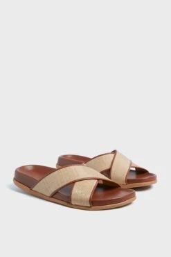 Nappa And Raffia Thais Footbed Sandals -Loeffler Cloth Shop vwyPOJqNnNBlMaluI8B8nrT0omS5MDrN 1