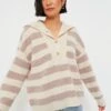Vanilla Mauve Walden Stripe Cashmere Rafferty Sweater -Loeffler Cloth Shop wMDxvC8SedHF2tJxw2ox17VwcYiwGREG 1