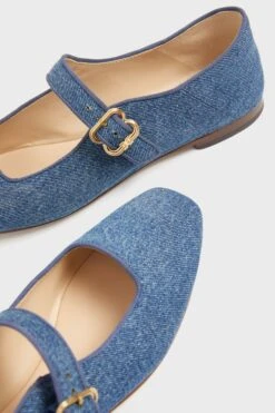 Sam Edelman Summer Denim Twill Michaela Flats -Loeffler Cloth Shop wTi4LlW0nLn1keLaJEBAlv7l5oRPFozZ 1