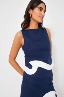 Staud Navy And White Raphael Top -Loeffler Cloth Shop wagIgXQkxEw41JGspHGfCdW1zXqgWx9H 1