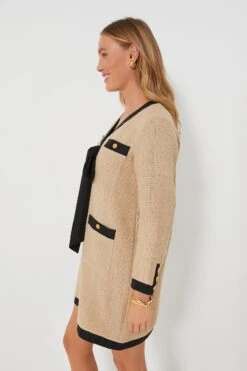 Tan Coco Tweed Bow Dress -Loeffler Cloth Shop wcU5pbsVDJcrwlVNY4s3iiDaNroSHvuw 1