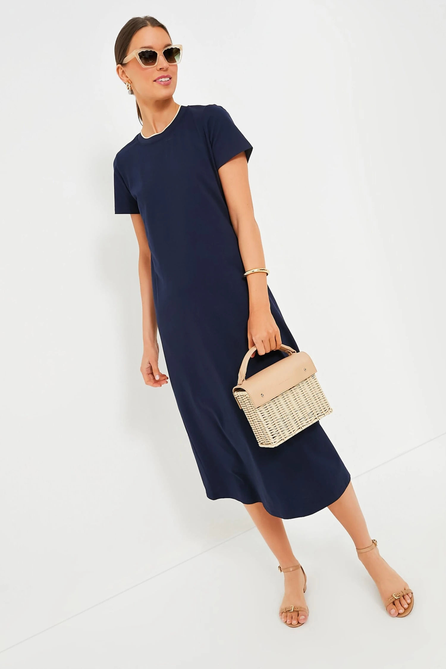 Navy Colbie Knit Maxi Dress 4 Navy Colbie Knit Maxi Dress - Image 2