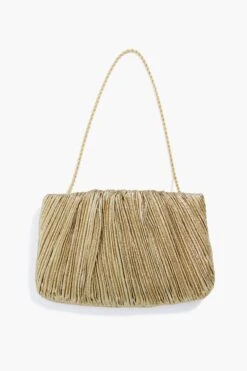 Loeffler Randall Oro Lame Brit Pleated Clutch -Loeffler Cloth Shop x8bCTzYafwq9ZCobRZOkU3T9pe8ct82U 1