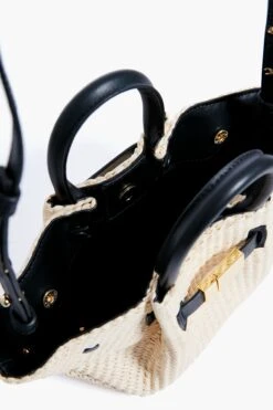 Black Natural Raffia Mini New York Bag -Loeffler Cloth Shop xDuVZJ7lB74otWureCMDKrqBbq22jh76 1