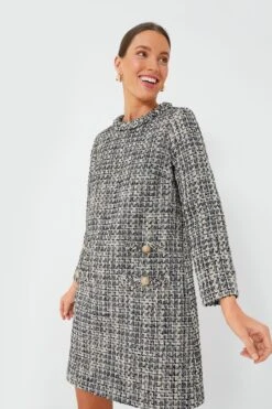 Smoke And Mirrors Long Sleeve Tweed Jackie Dress -Loeffler Cloth Shop xR7ihkTWBe7b68qjsfvH9FtQmBMvfdAk 1