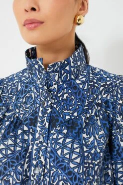 Montecito Midnights Corrigan Blouse -Loeffler Cloth Shop xSp0U4DhMIbz6OPgF3p0y7VR3xhoO5wd 1