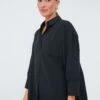 Black Adair Boyfriend Shirt