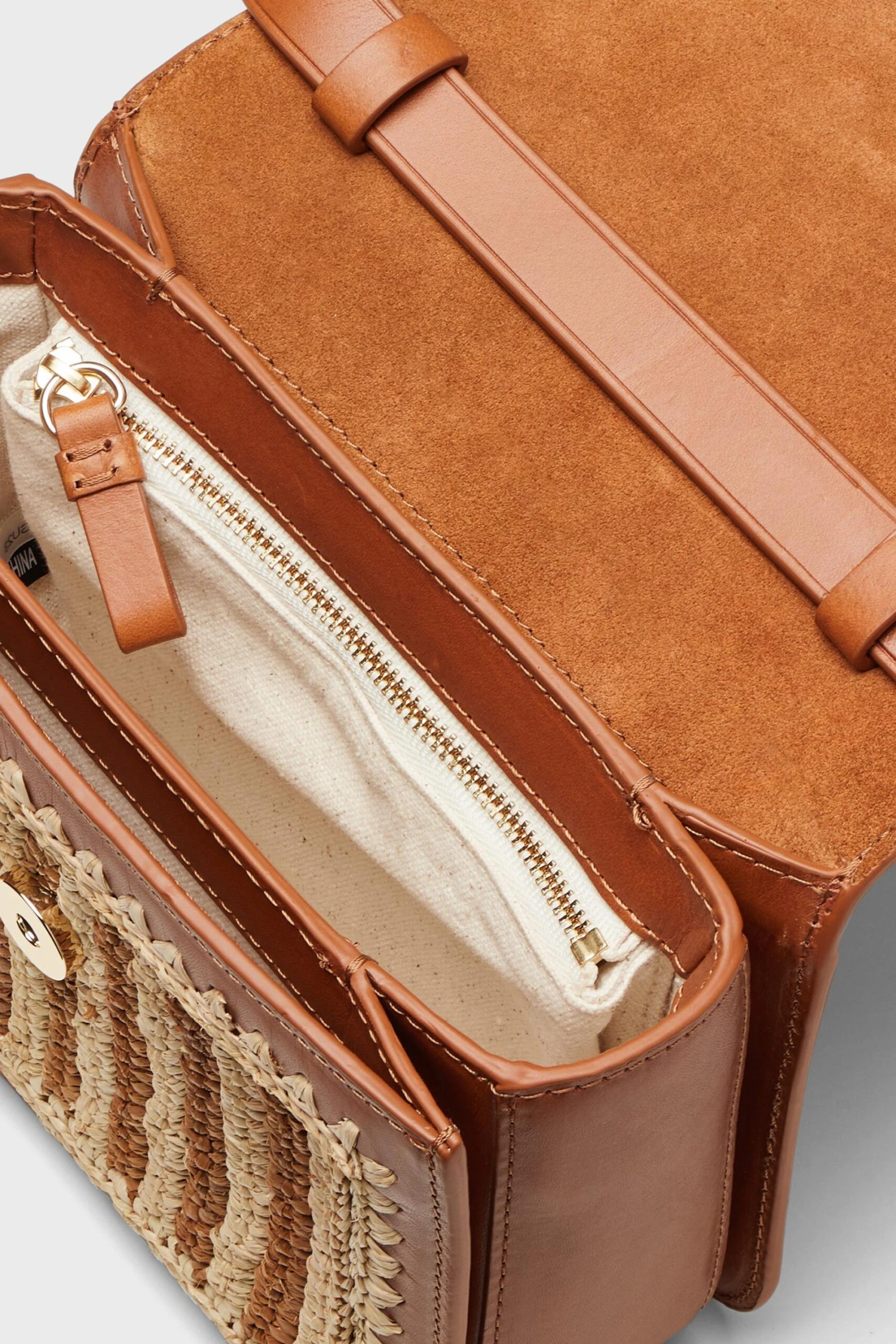 Loeffler Randall Natural Brown Kenton Crochet Crossbody 5 Loeffler Randall Natural Brown Kenton Crochet Crossbody - Image 3