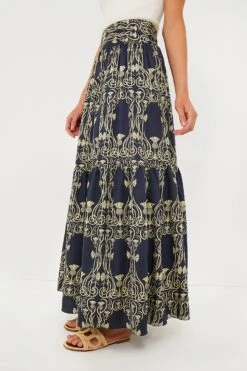 Pinas Navy Juana Skirt -Loeffler Cloth Shop xbWb63IAsJghUDvZf4jy40A5icNAkULe 1