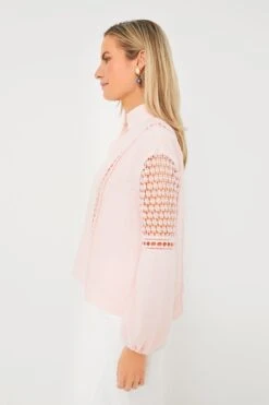 Pink Salt Eyelet Jane Blouse -Loeffler Cloth Shop xlN9r6K0YUu0TQcGcpx0E0eeotrAwbPj 1