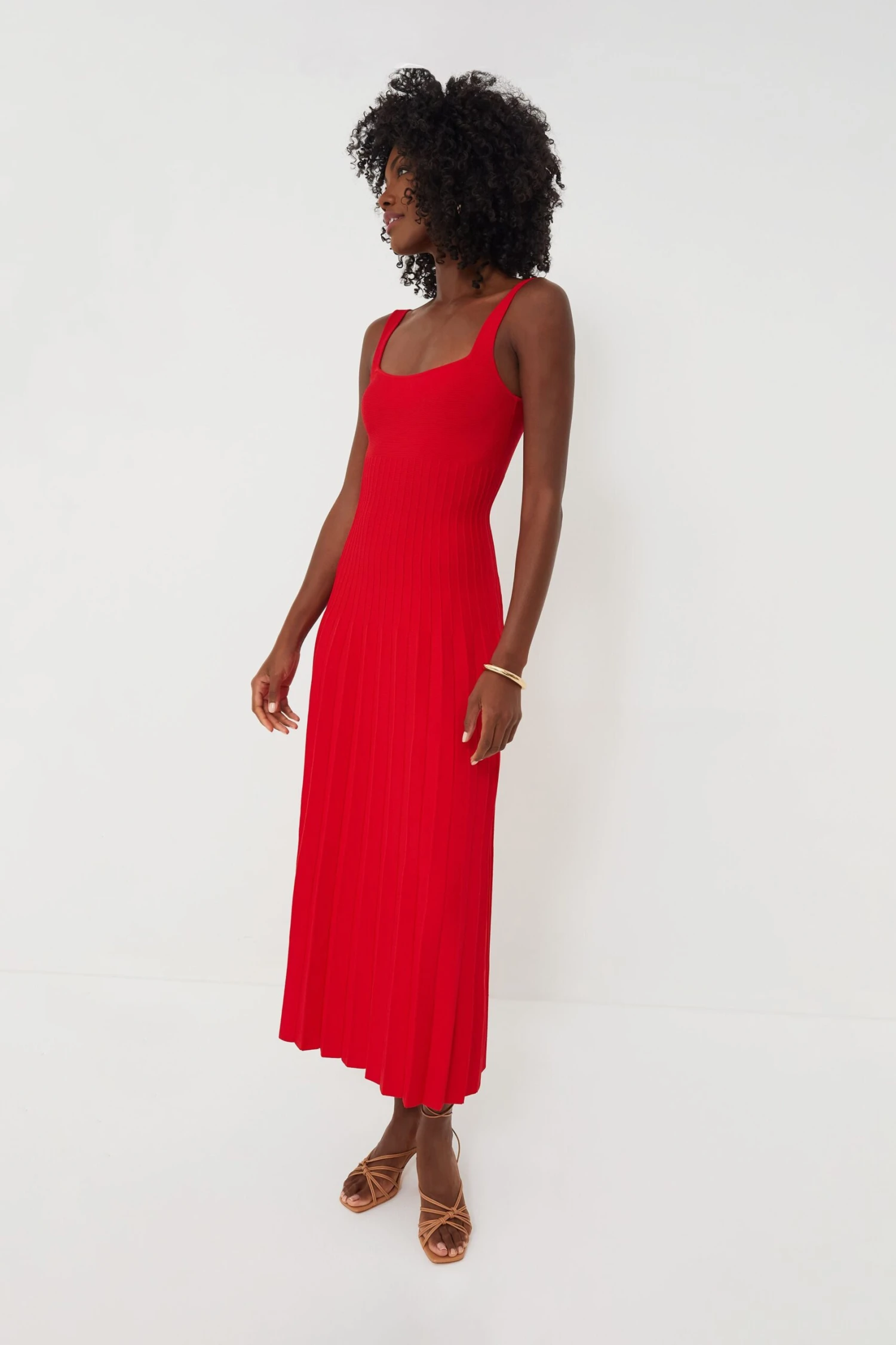 Staud Red Rose Ellison Dress 4 Staud Red Rose Ellison Dress - Image 2