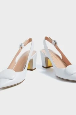 White Calf Marina Heels -Loeffler Cloth Shop xuBUKDoMH0iZ7WU5ro24fOMs86mE7Tuu 1