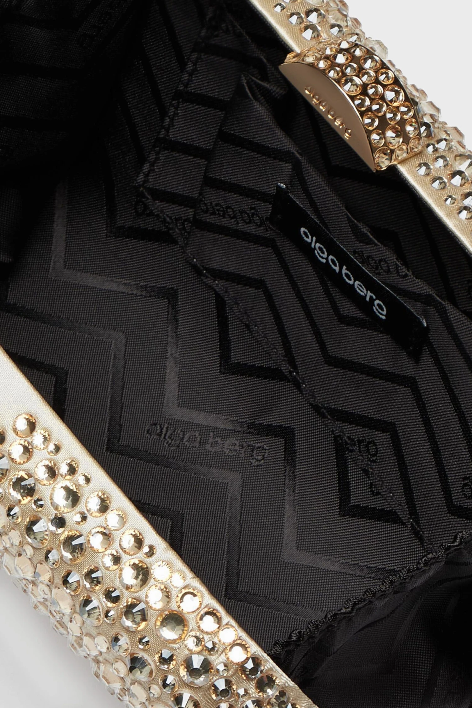 Champagne Casey Hot Fix Encrusted Clutch 9 Champagne Casey Hot Fix Encrusted Clutch - Image 7