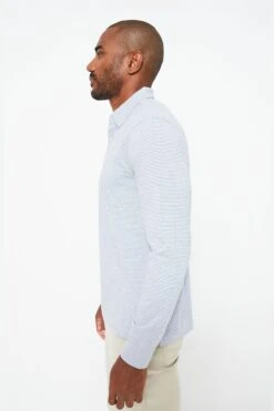 Madaket Stripe Long Sleeve Movement Polo -Loeffler Cloth Shop xzaWplUTyE3Kv3PoJOfAp84qX2FEPsSd 1