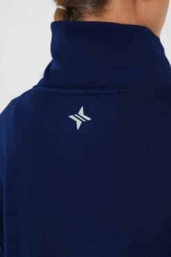 Navy Cinched Natalie Quarter Zip -Loeffler Cloth Shop y50YmwcZxFB5GZuGojaScFPFZCRdxnnF 1