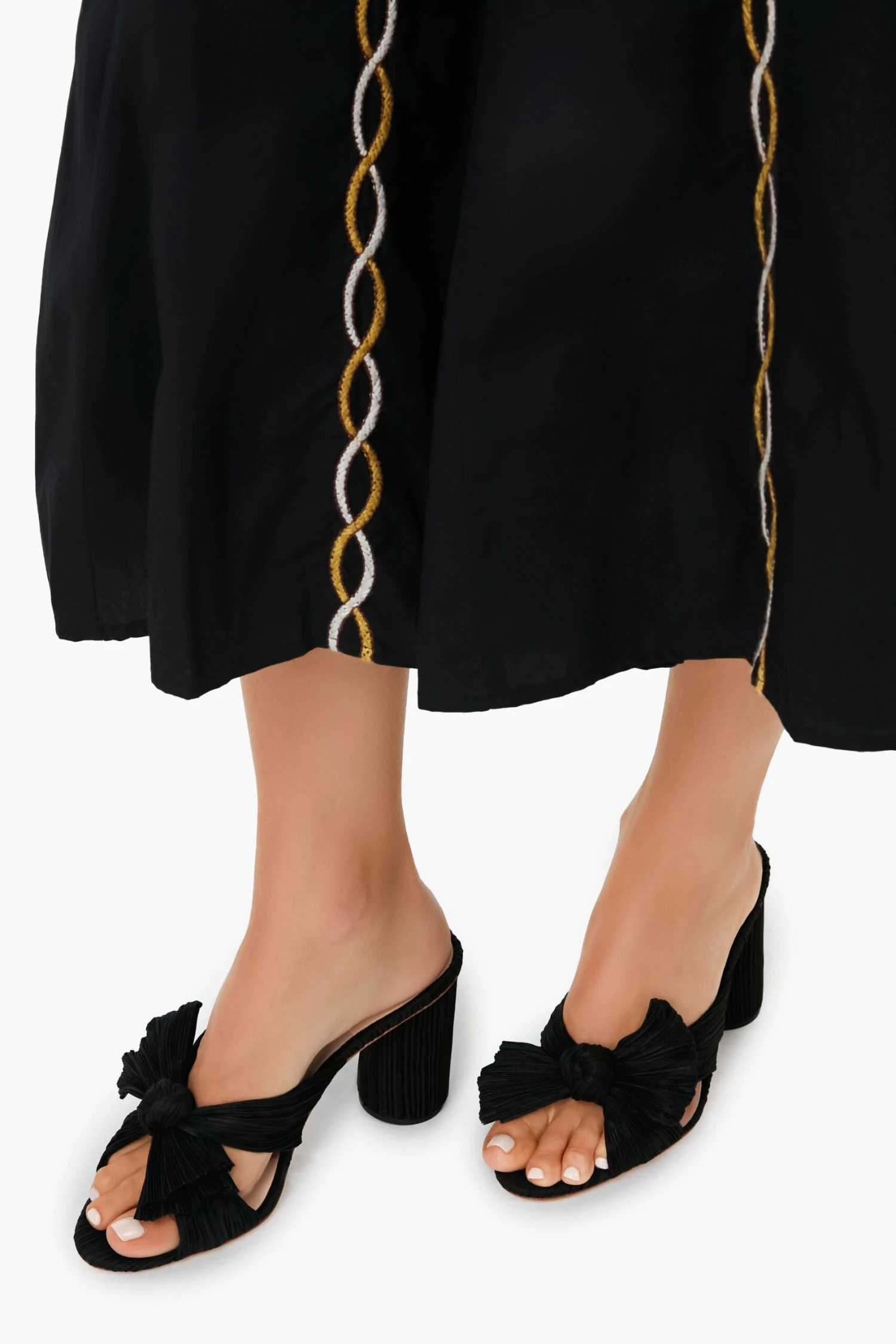 Loeffler Randall Black Penny Knot Mules 5 Loeffler Randall Black Penny Knot Mules - Image 3