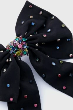 Black Grace Crystal Bow Hairclip -Loeffler Cloth Shop yjm9uXmAfMpbxp9bWpqfgAmnSh6gMC7H 1