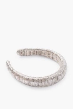 Loeffler Randall Champagne Shimmer Lame Marina Puffy Headband -Loeffler Cloth Shop ymDzkkllffuSReoE9nPcGJoshiTNgexW 1