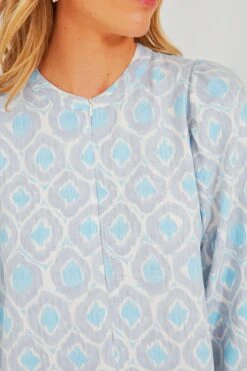 Blue Ikat Zipper Zadie Maxi Dress -Loeffler Cloth Shop yqJIKAz0sYuC6ZyXsgYydId0kKugDk1v 1