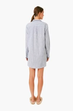 Navy French Ticking Nightshirt -Loeffler Cloth Shop yrV26VQSlvFe83PRc7qfQWYS7cIkGjOj 1