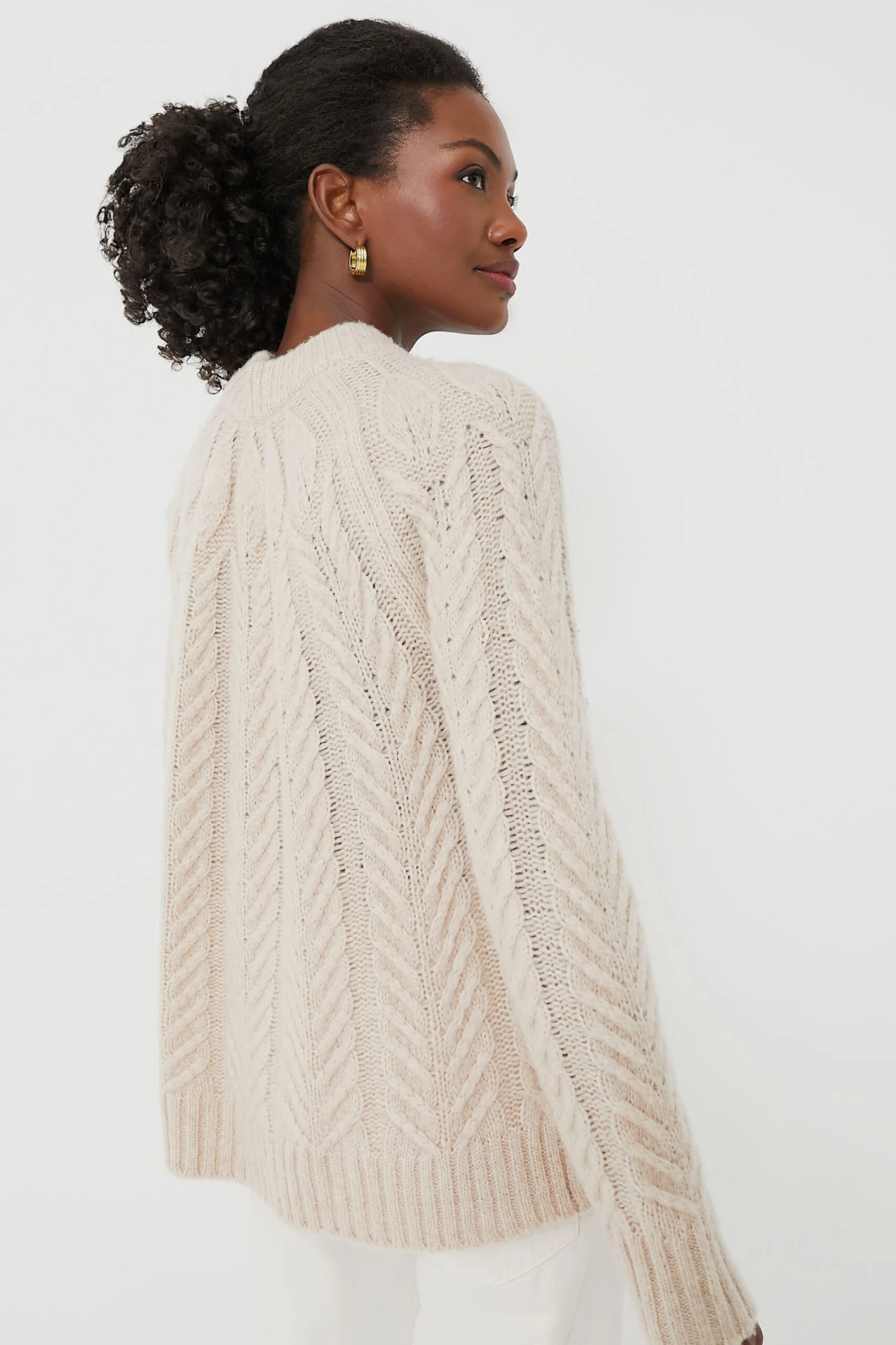 Ecru Royal Peacock Sweater 6 Ecru Royal Peacock Sweater - Image 4