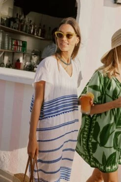 Blue Yani Classic Caftan -Loeffler Cloth Shop z5dndhUxmdliOYS2cyVdtnu2GbavN8VI 1